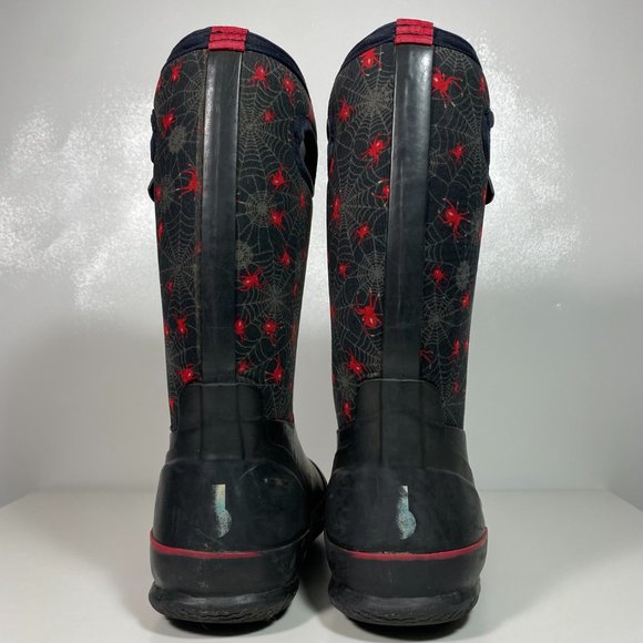 Bogs Youth Boots Classic II Hockey Waterproof Rain Rubber Black Sz 4Y - Picture 3 of 13